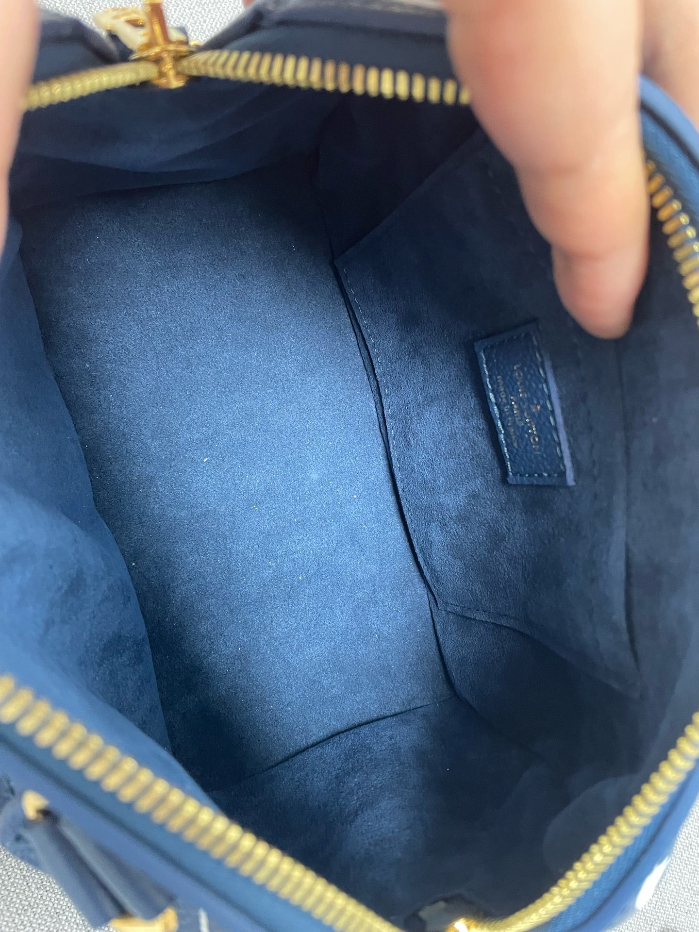 Louis Vuitton - Speedy Bandoulière 20 - Leather - Navy - (mini)