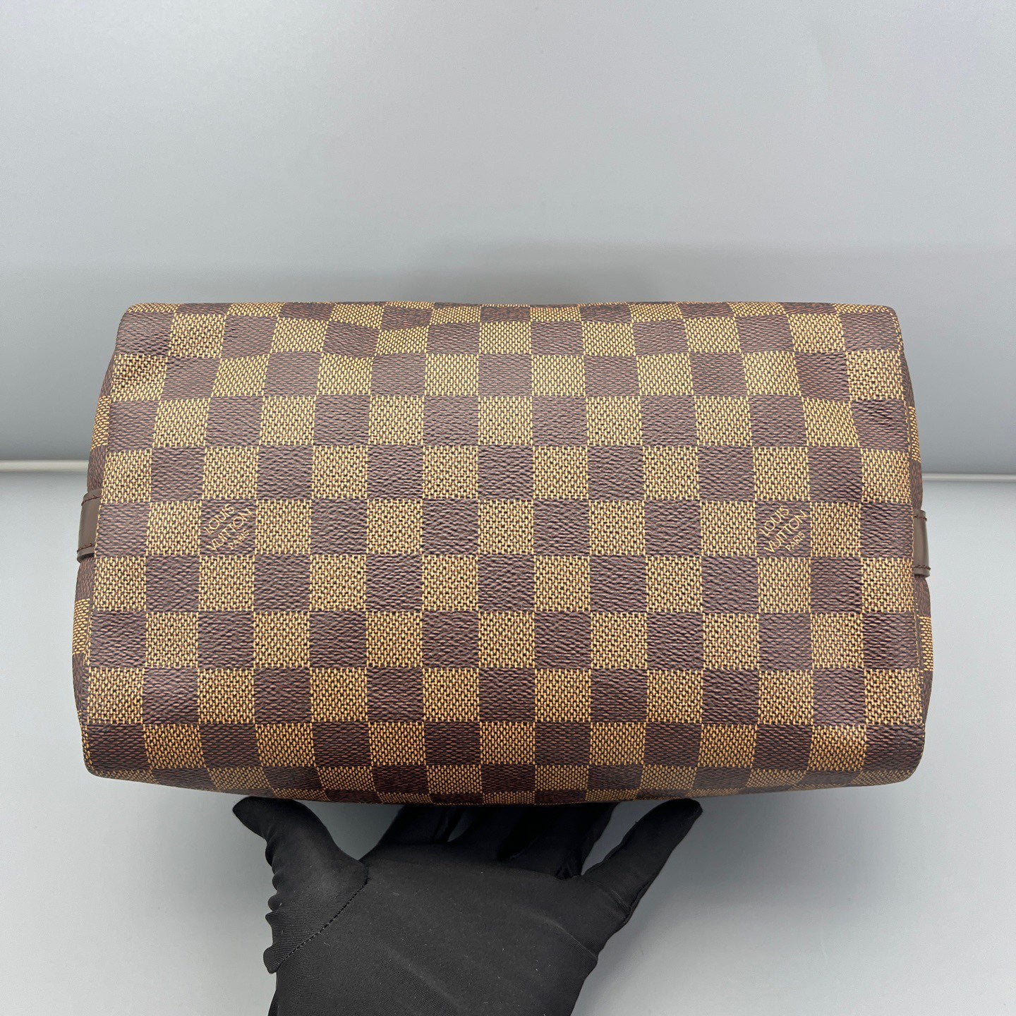 Louis Vuitton - Speedy Bandouliere 25 - Damier Ebene coated canvas with leather trim - Brown - (Small)