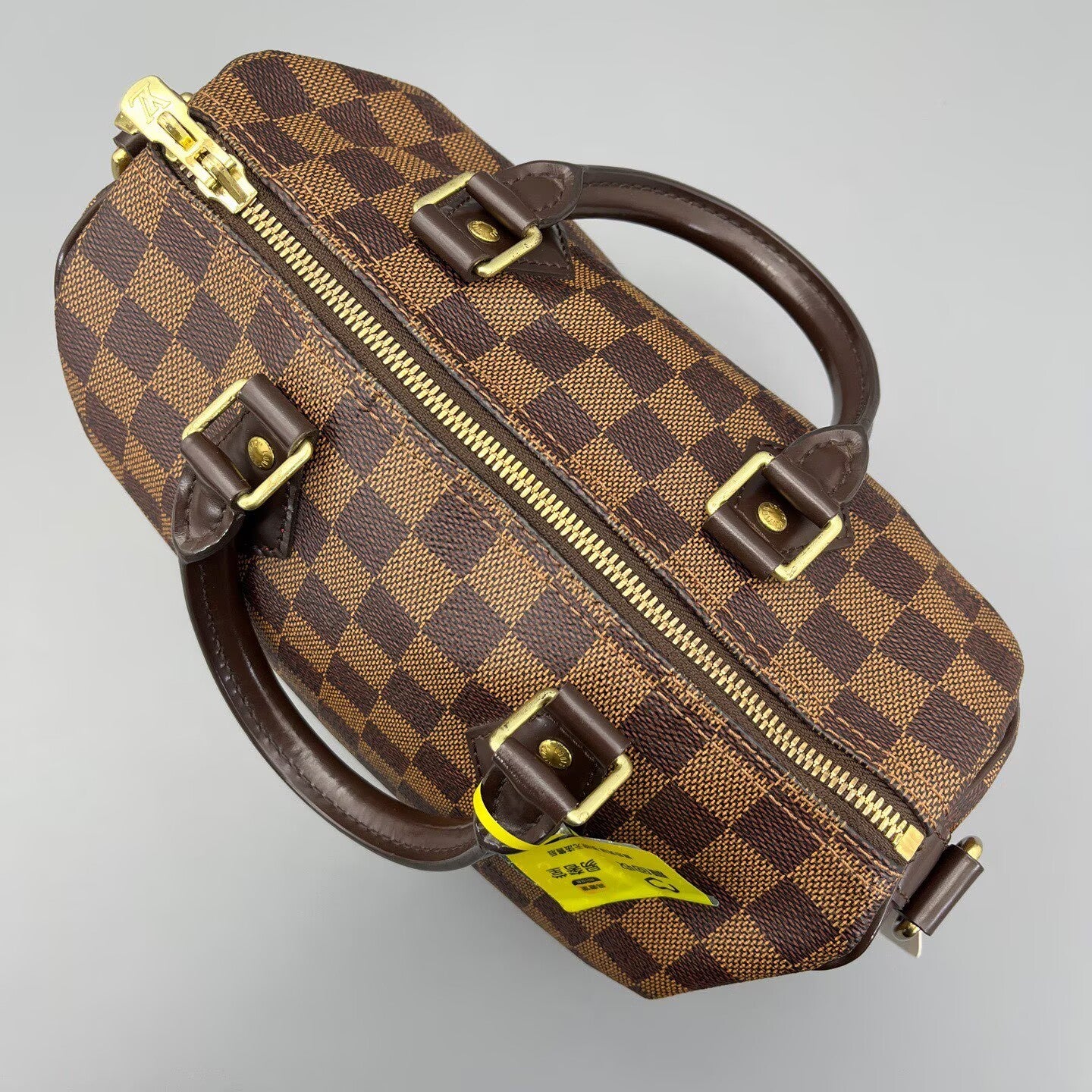 Louis Vuitton - Speedy Bandouliere 25 - Damier Ebene coated canvas with leather trim - Brown - (Small)
