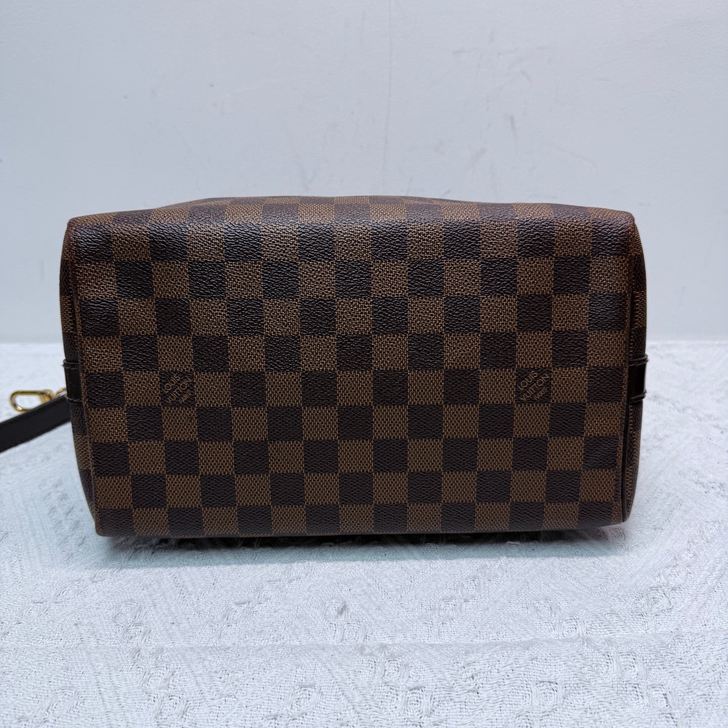 Louis Vuitton - Speedy Bandouliere 25 - Damier Ebene coated canvas with leather trim - Brown - (small)
