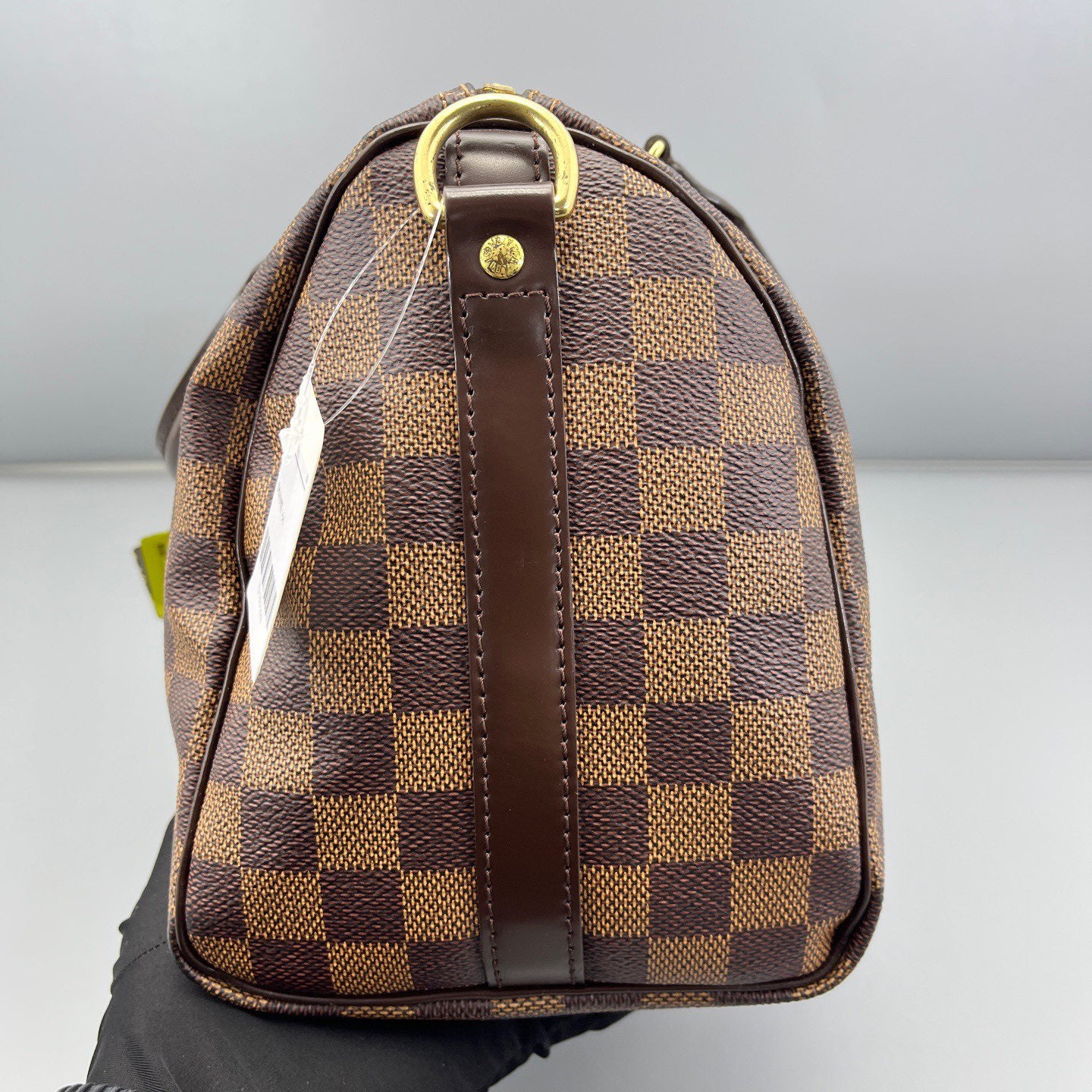 Louis Vuitton - Speedy Bandouliere 25 - Damier Ebene coated canvas with leather trim - Brown - (Small)
