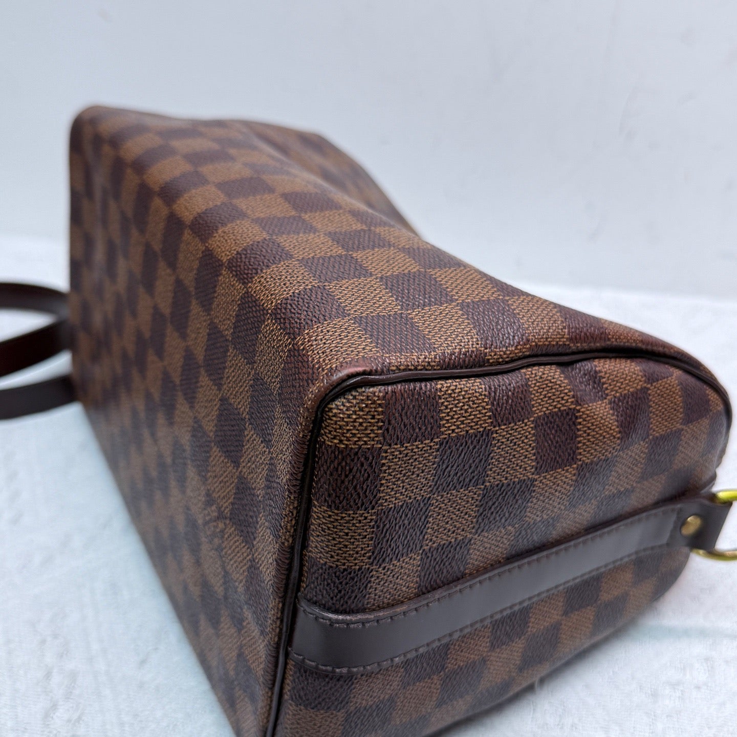 Louis Vuitton - Speedy Bandouliere 25 - Damier Ebene coated canvas with leather trim - Brown - (small)