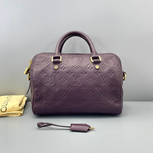Louis Vuitton - Speedy Bandoulière 25 - Leather - Purple - (small)