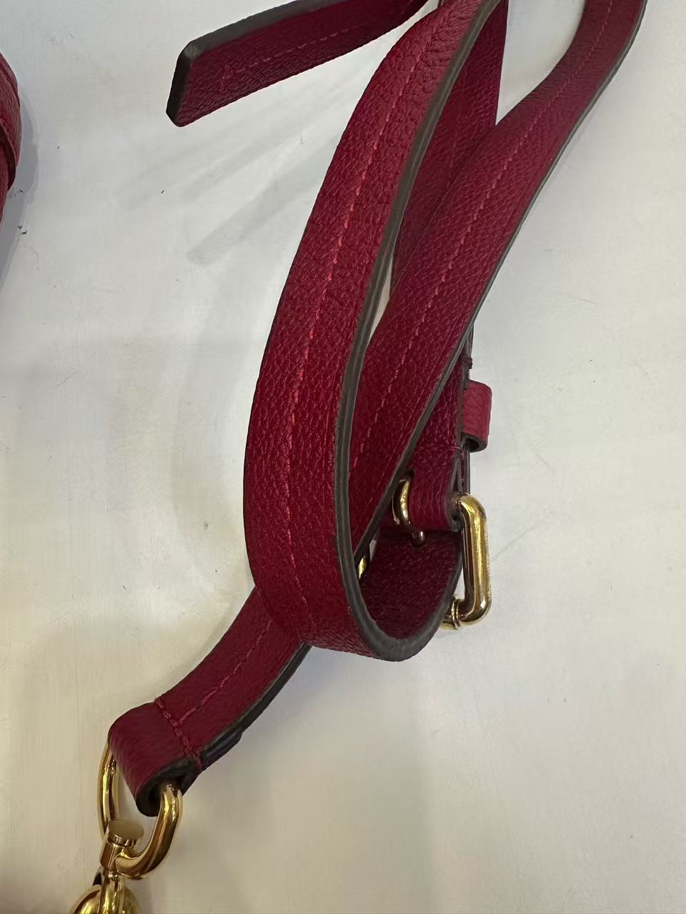 Louis Vuitton - Speedy Bandoulière 25 - Monogram Empreinte leather - Red - (Small)