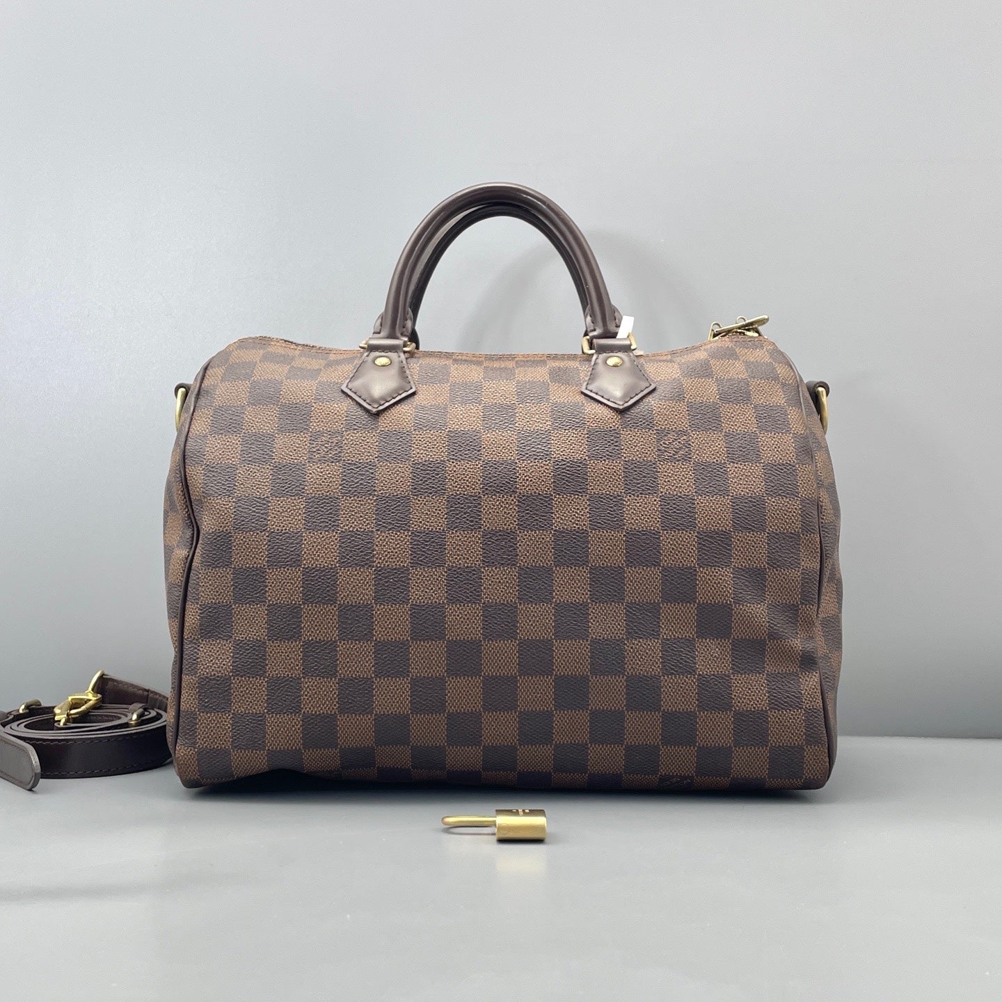 Louis Vuitton - Speedy Bandoulière 30 - Synthetic - Brown - (medium)