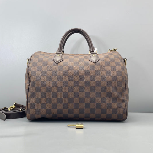 Louis Vuitton - Speedy Bandoulière 30 - Synthetic - Brown - (medium)