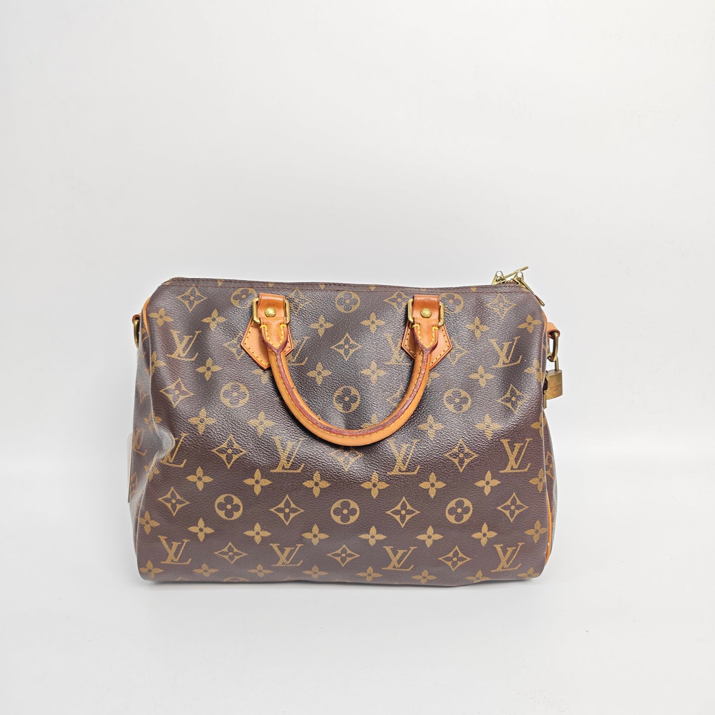 Louis Vuitton - Speedy Bandouliere - Cloth - Brown - (medium)