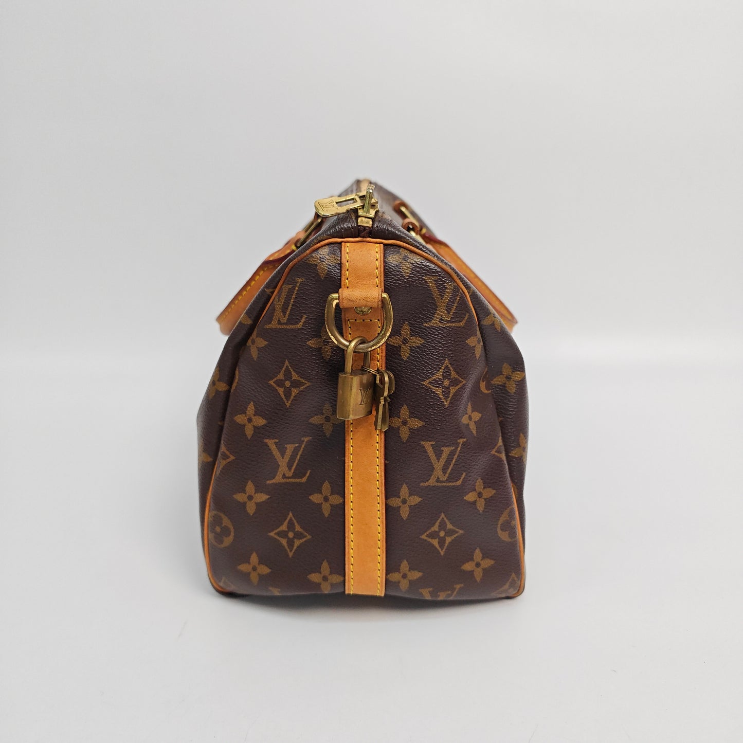 Louis Vuitton - Speedy Bandouliere - Cloth - Brown - (medium)