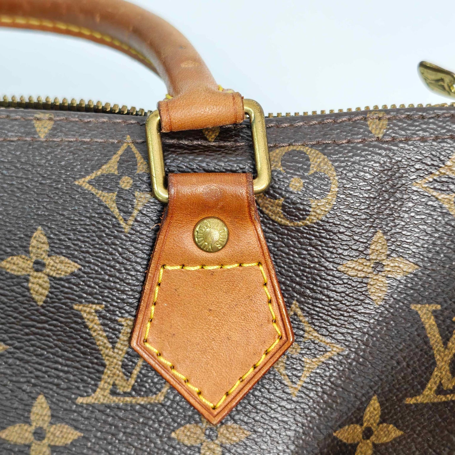 Louis Vuitton - Speedy Bandouliere - Cloth - Brown - (medium)