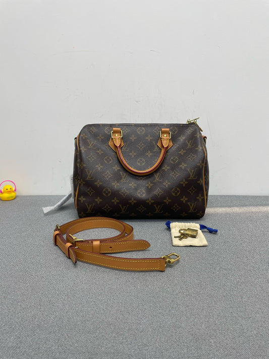 Louis Vuitton - Speedy Bandoulière - Leather - Brown - (Medium)