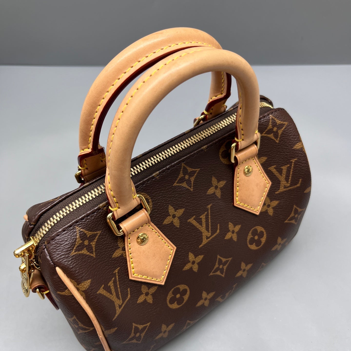 Louis Vuitton - Speedy Bandoulière - Synthetic - Brown - (mini)