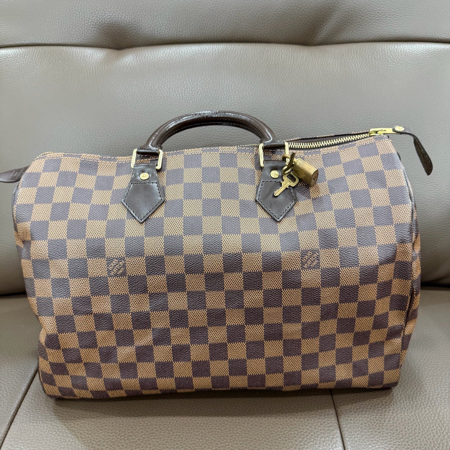 Louis Vuitton - Speedy - Cloth - Brown - (large)