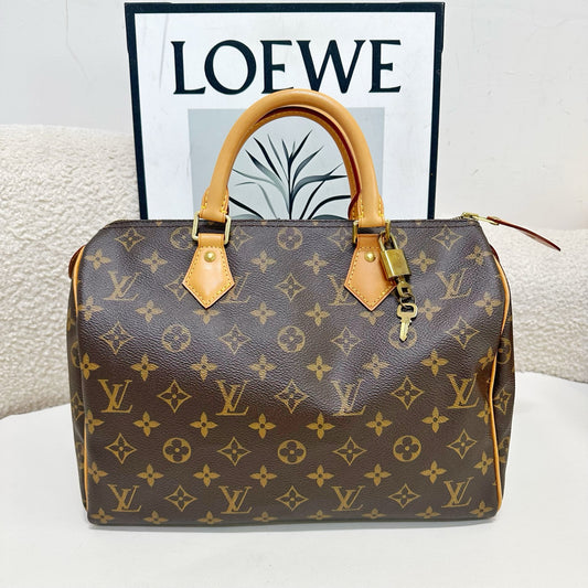 Louis Vuitton - Speedy - Cloth - Brown - (medium)