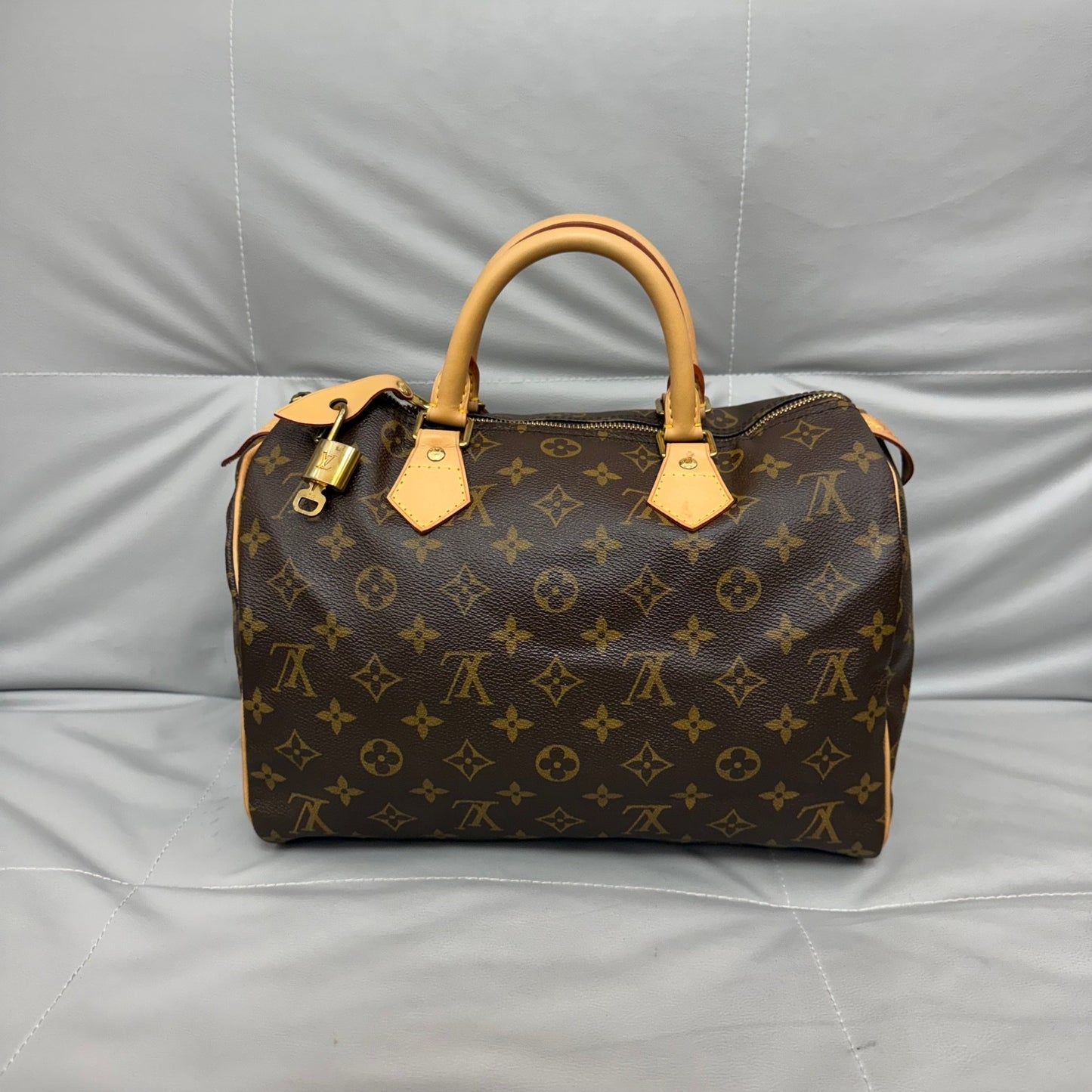 Louis Vuitton - Speedy - Cloth - Brown - (medium)