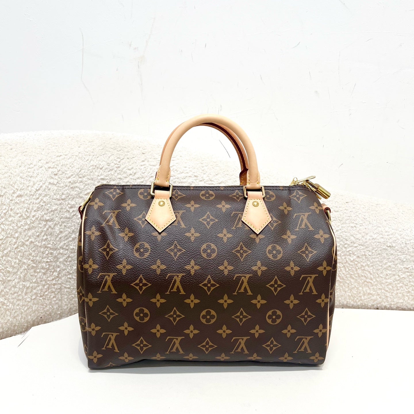 Louis Vuitton - Speedy - Cloth - Brown - (medium)