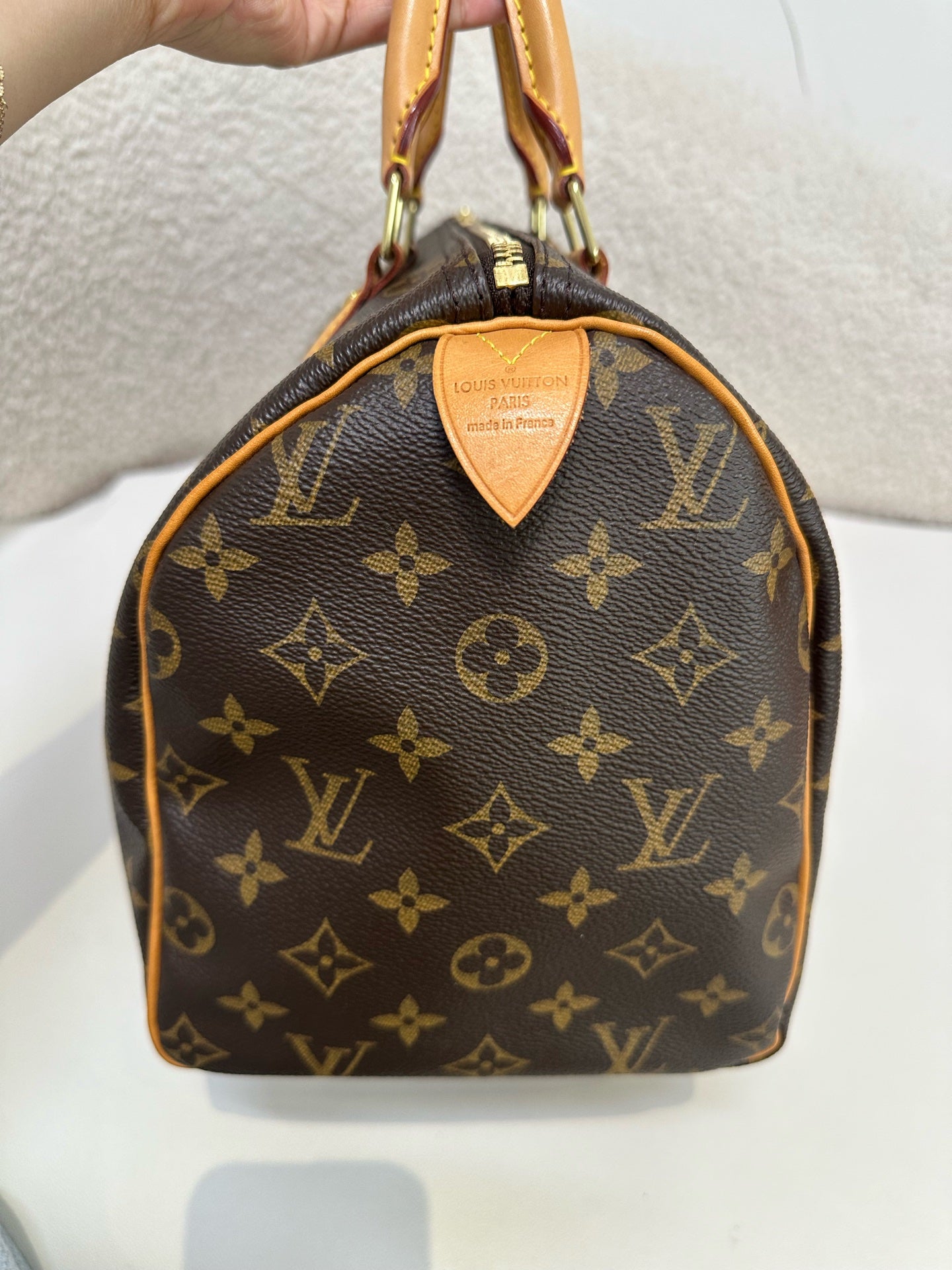Louis Vuitton - Speedy - Cloth - Brown - (medium)