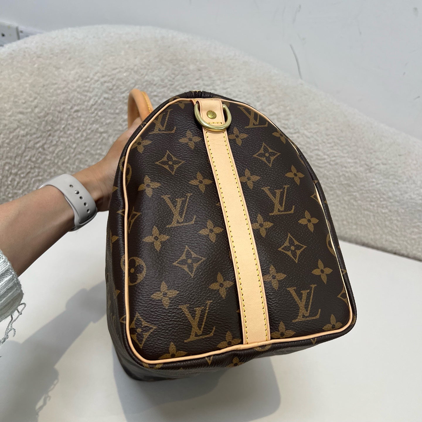Louis Vuitton - Speedy - Cloth - Brown - (medium)