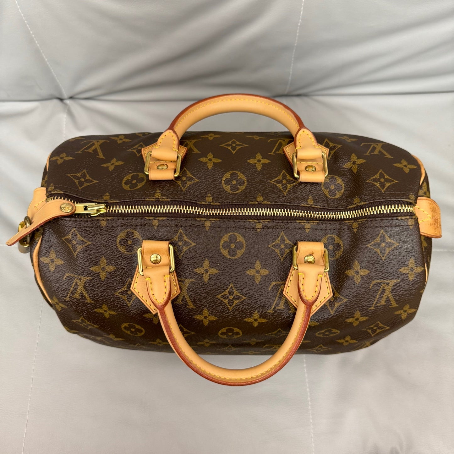 Louis Vuitton - Speedy - Cloth - Brown - (medium)