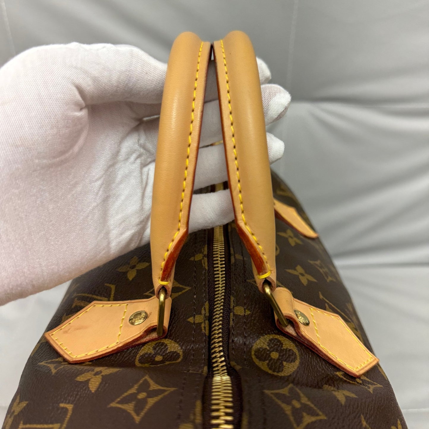 Louis Vuitton - Speedy - Cloth - Brown - (medium)