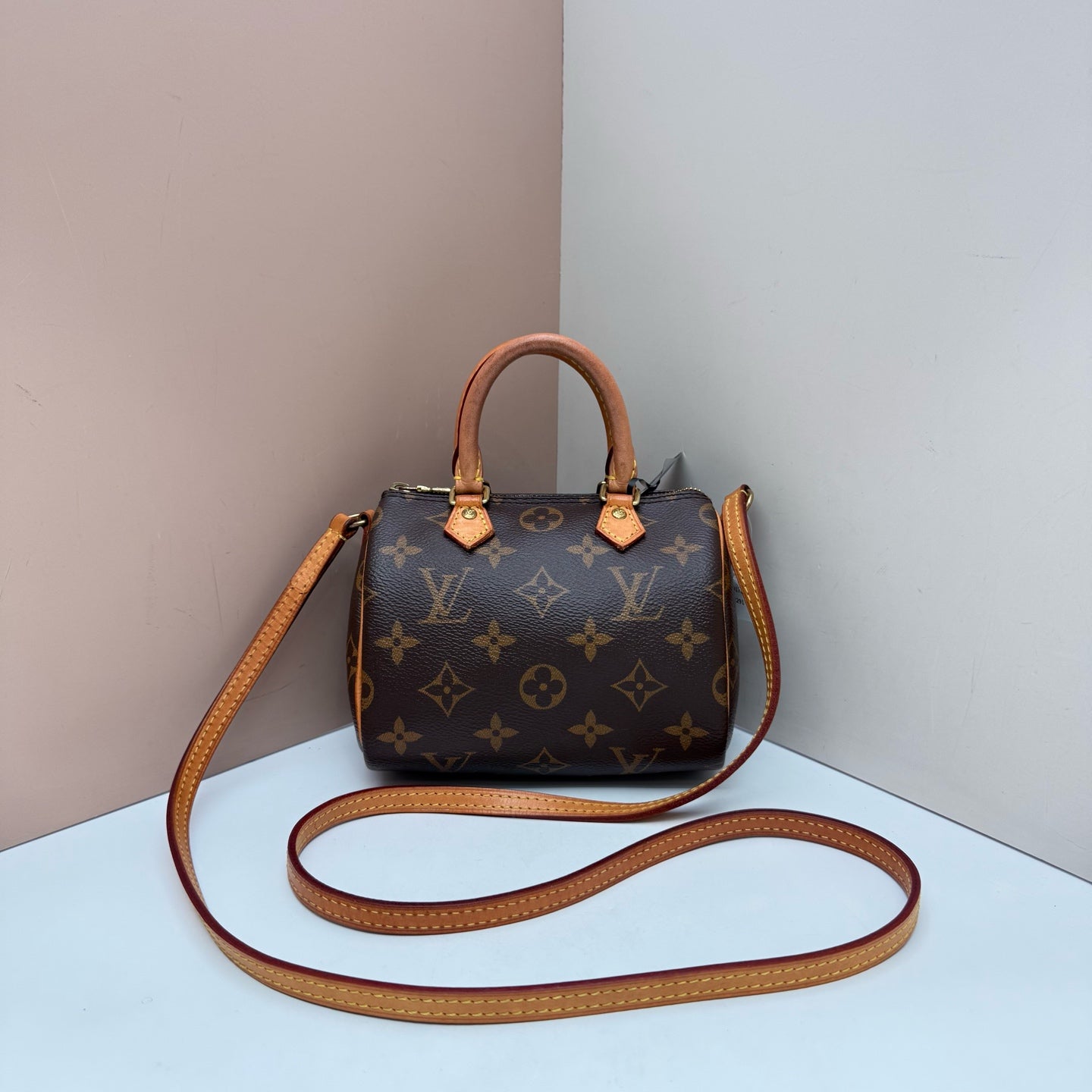 Louis Vuitton - Speedy - Cloth - Brown - (mini)