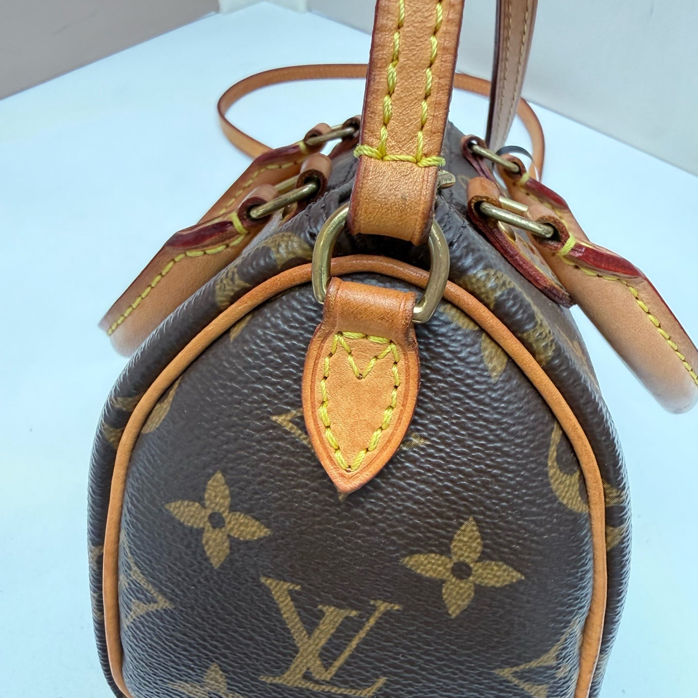 Louis Vuitton - Speedy - Cloth - Brown - (mini)