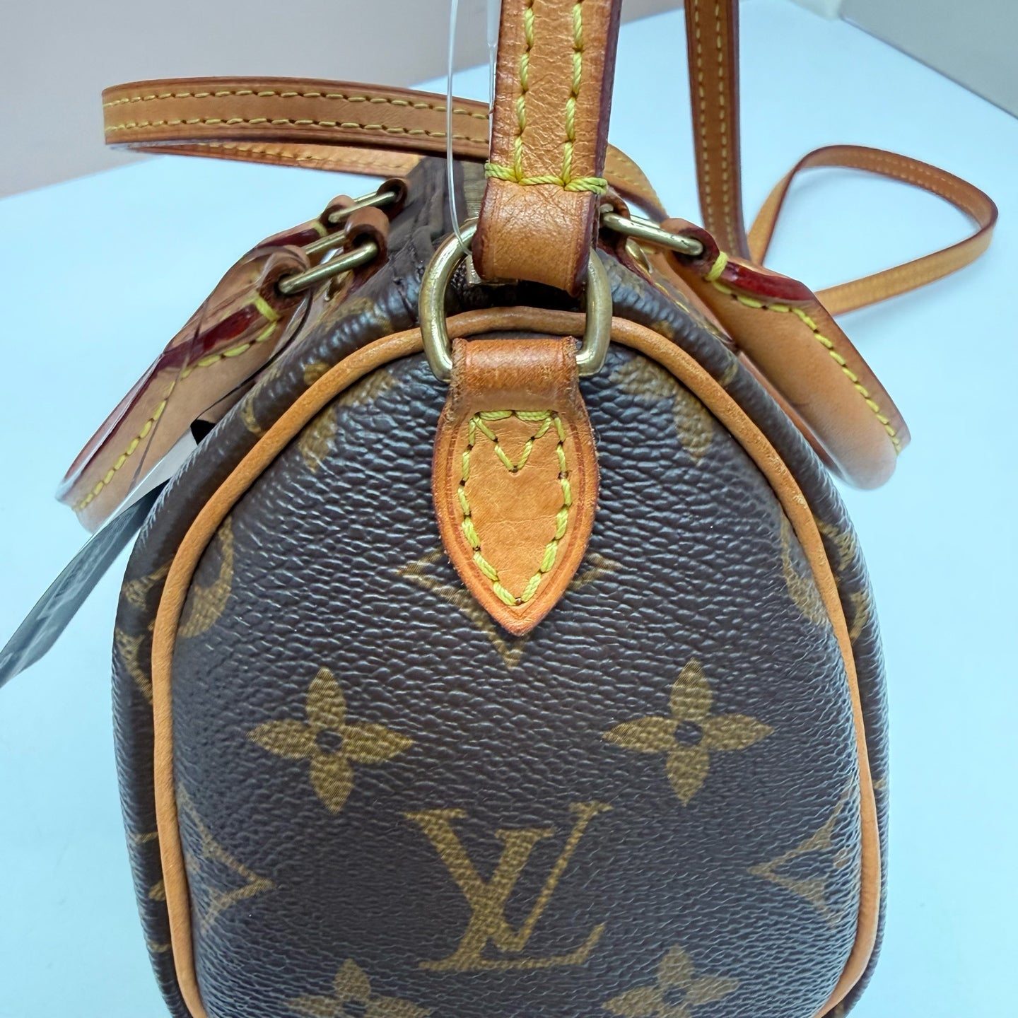 Louis Vuitton - Speedy - Cloth - Brown - (mini)