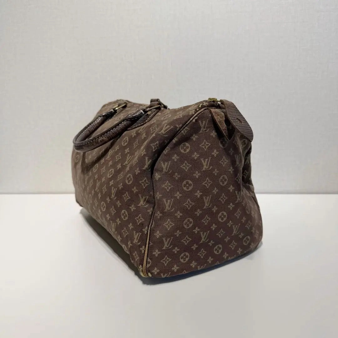 Louis Vuitton - Speedy - Cloth - Brown - (Other)