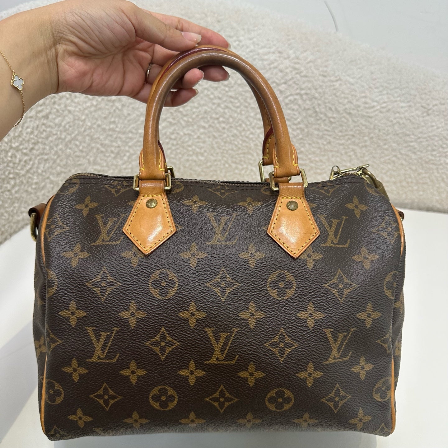 Louis Vuitton - Speedy - Cloth - Brown - (small)