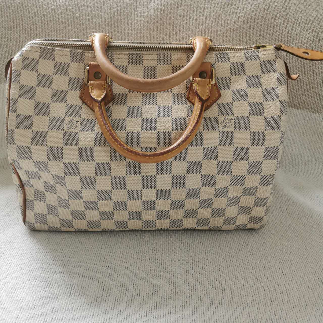 Louis Vuitton - Speedy - Cloth - White - (medium)