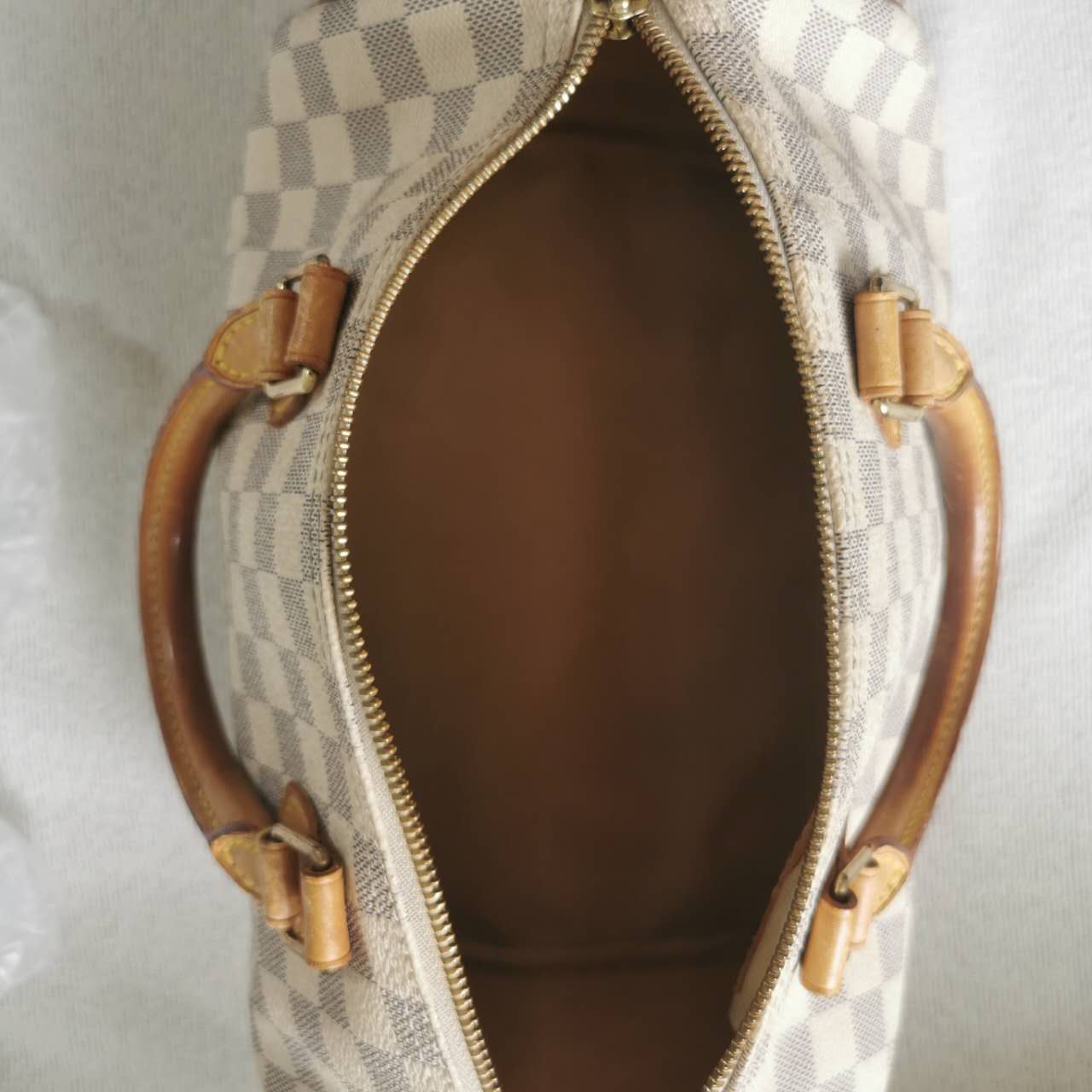 Louis Vuitton - Speedy - Cloth - White - (medium)