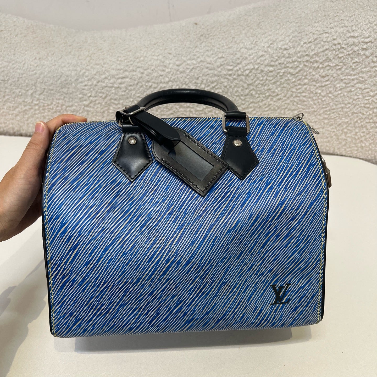 Louis Vuitton - Speedy - Leather - Blue - (small)