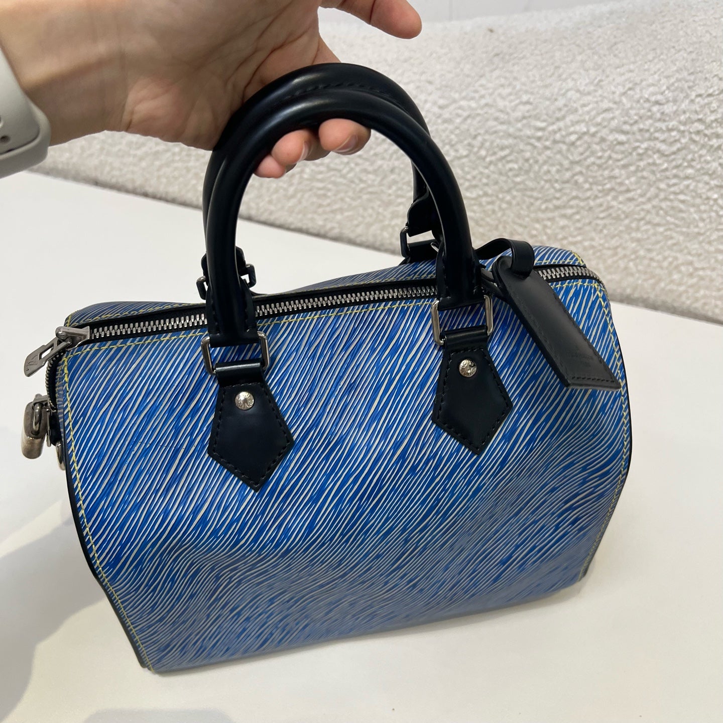 Louis Vuitton - Speedy - Leather - Blue - (small)