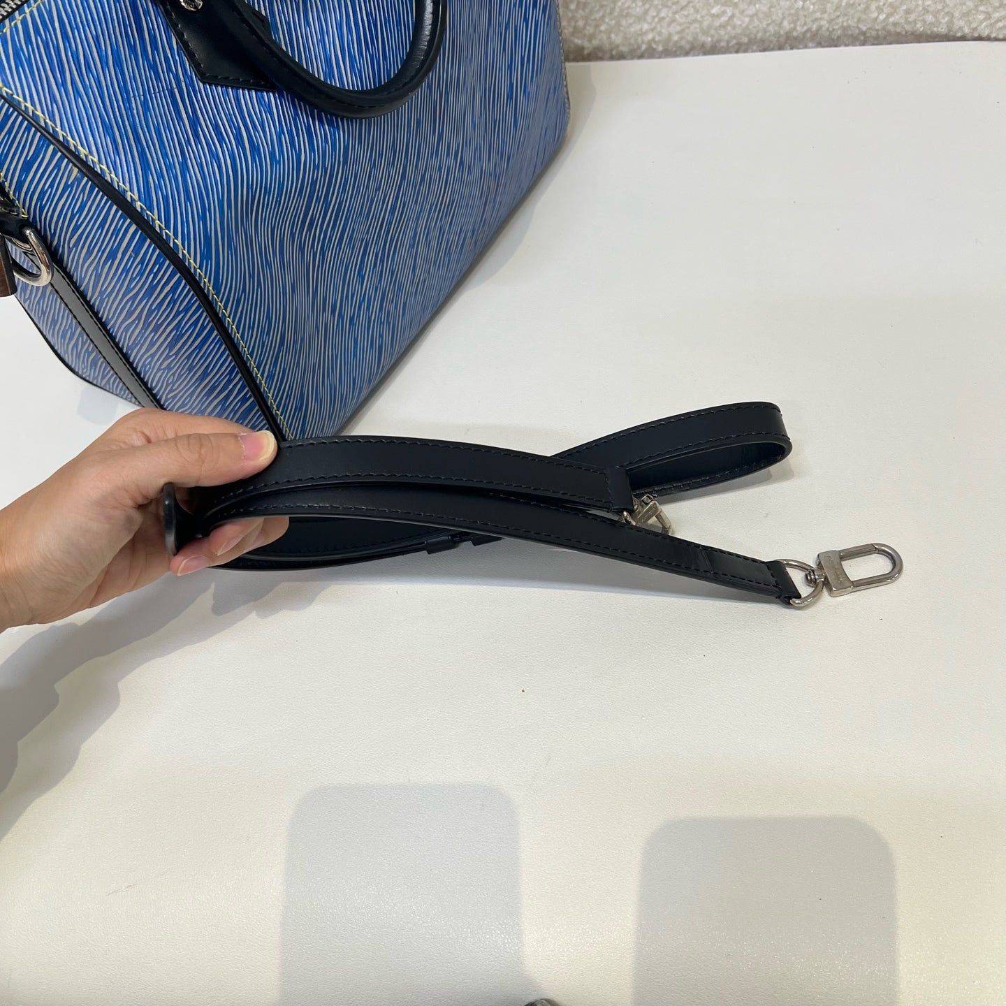 Louis Vuitton - Speedy - Leather - Blue - (small)