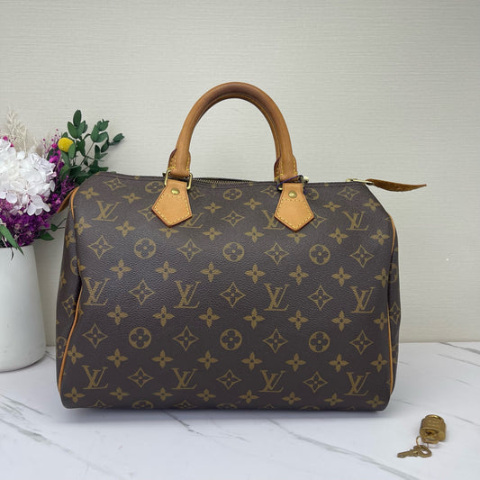 Louis Vuitton - Speedy - Leather - Brown - (medium)