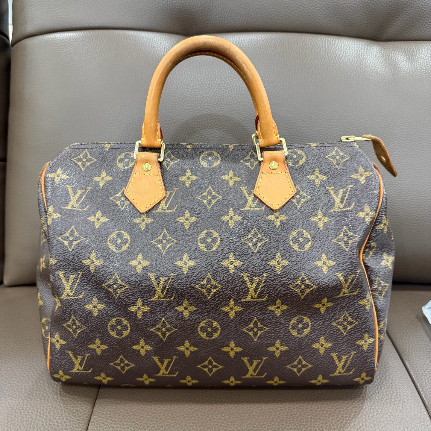 Louis Vuitton - Speedy - Leather - Brown - (medium)