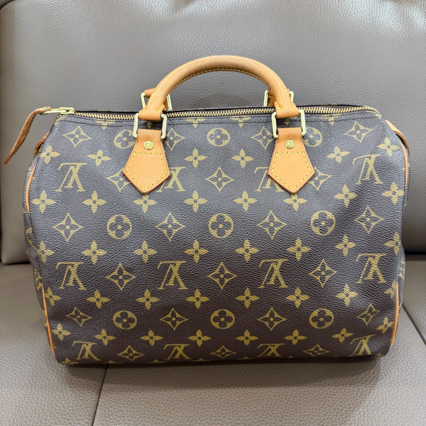 Louis Vuitton - Speedy - Leather - Brown - (medium)
