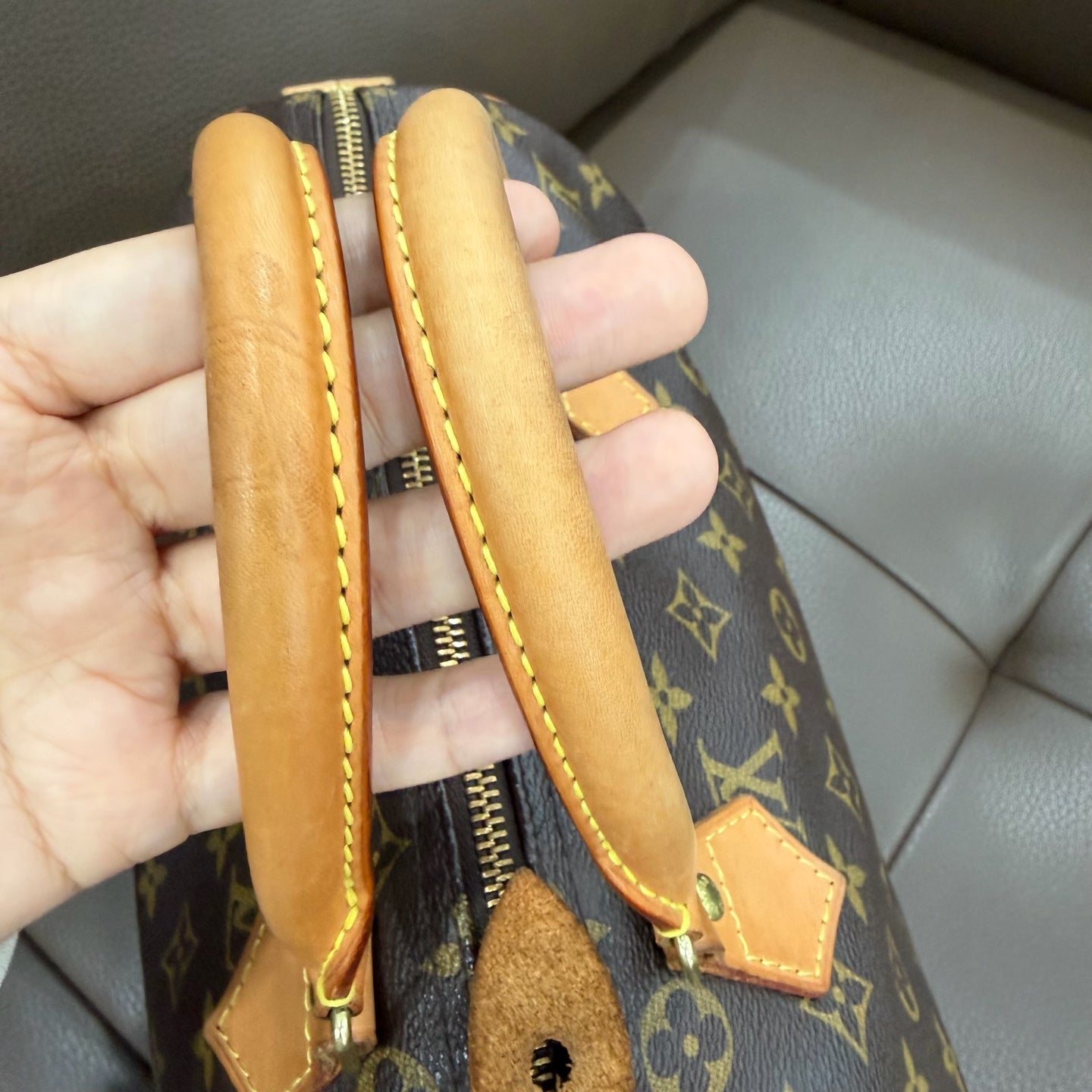 Louis Vuitton - Speedy - Leather - Brown - (medium)