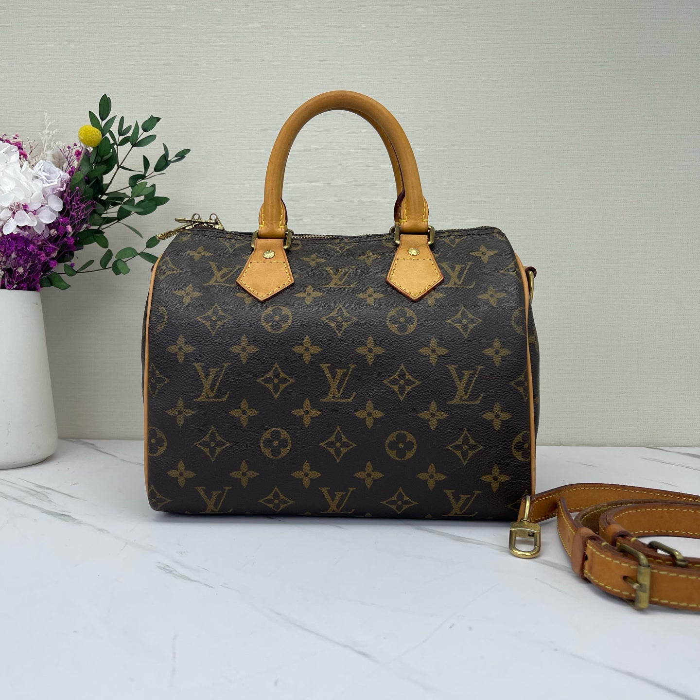 Louis Vuitton - Speedy - Leather - Brown - (Small)