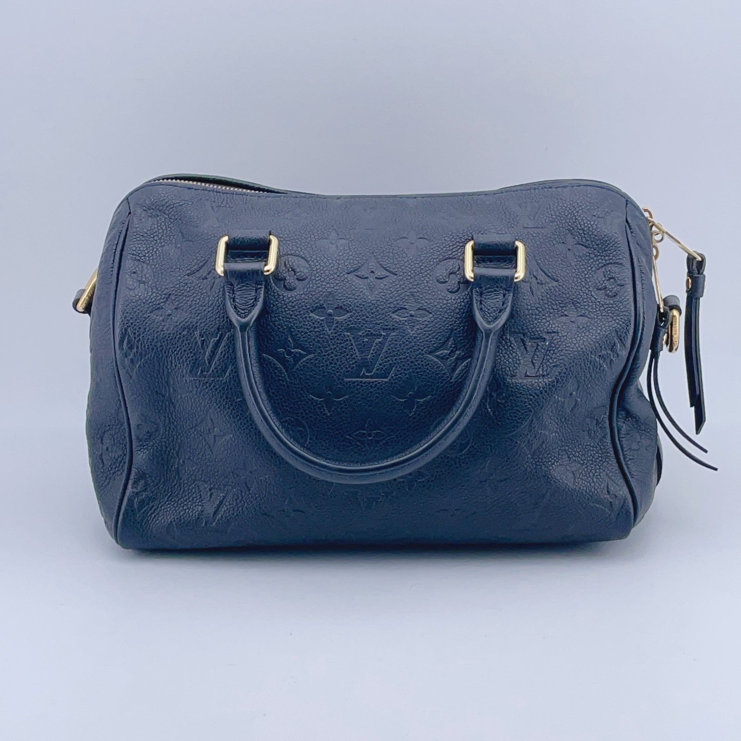 Louis Vuitton - Speedy - Leather - Navy - (small)