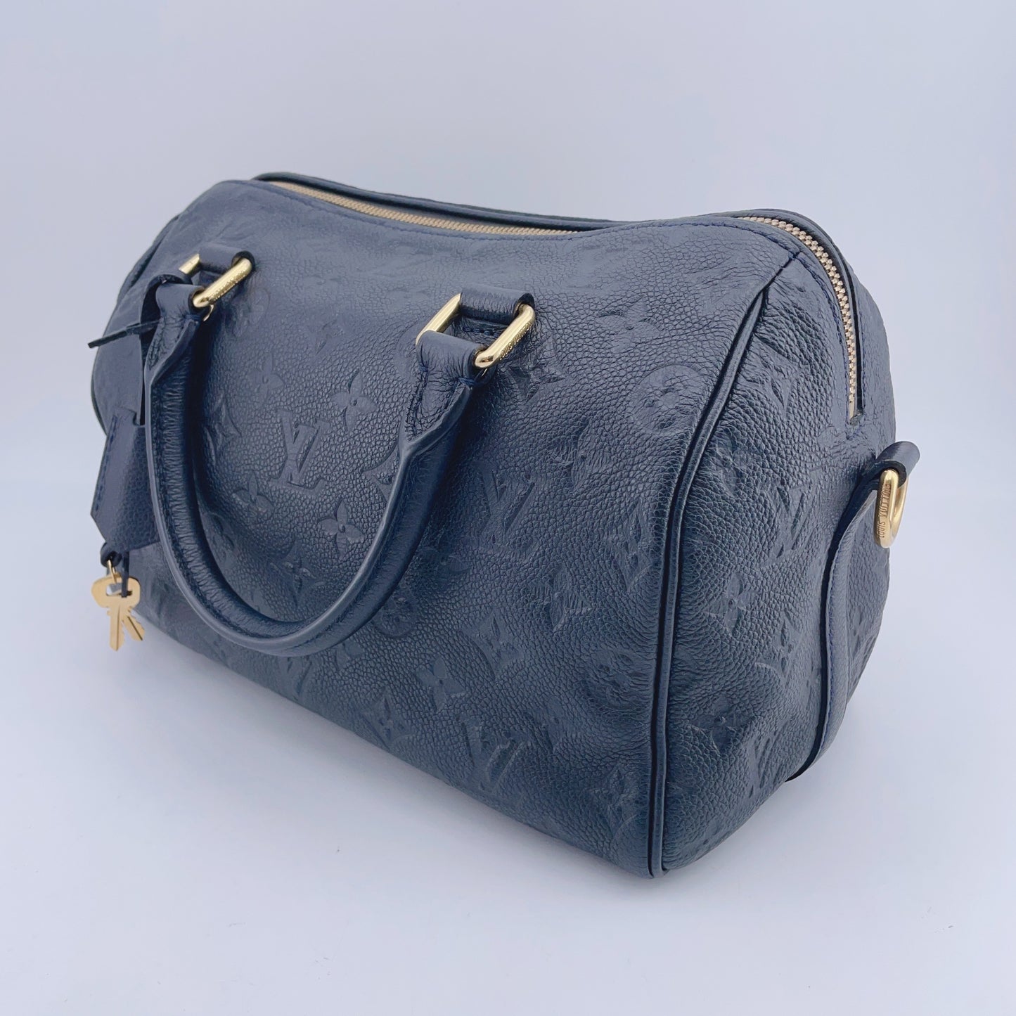 Louis Vuitton - Speedy - Leather - Navy - (small)