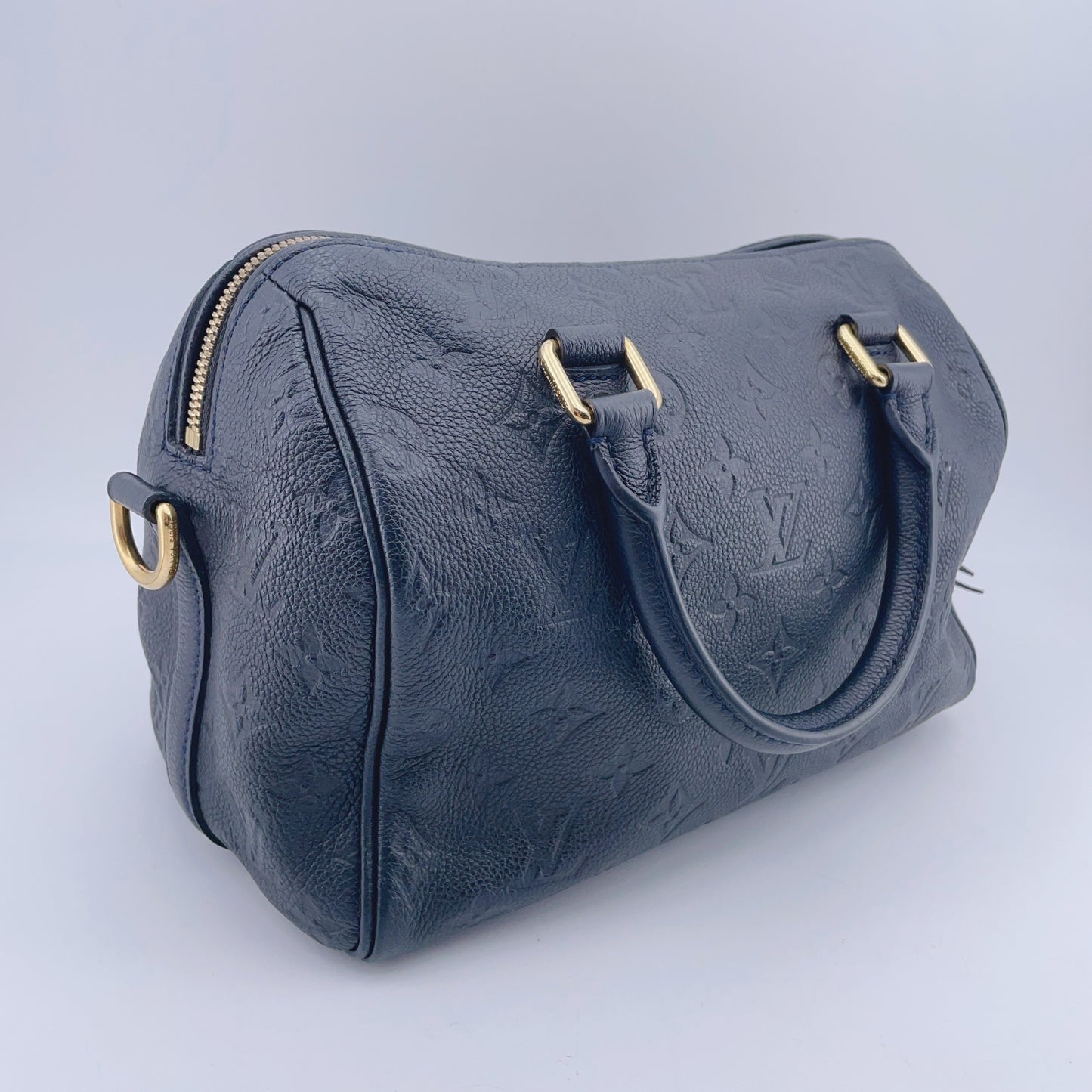 Louis Vuitton - Speedy - Leather - Navy - (small)