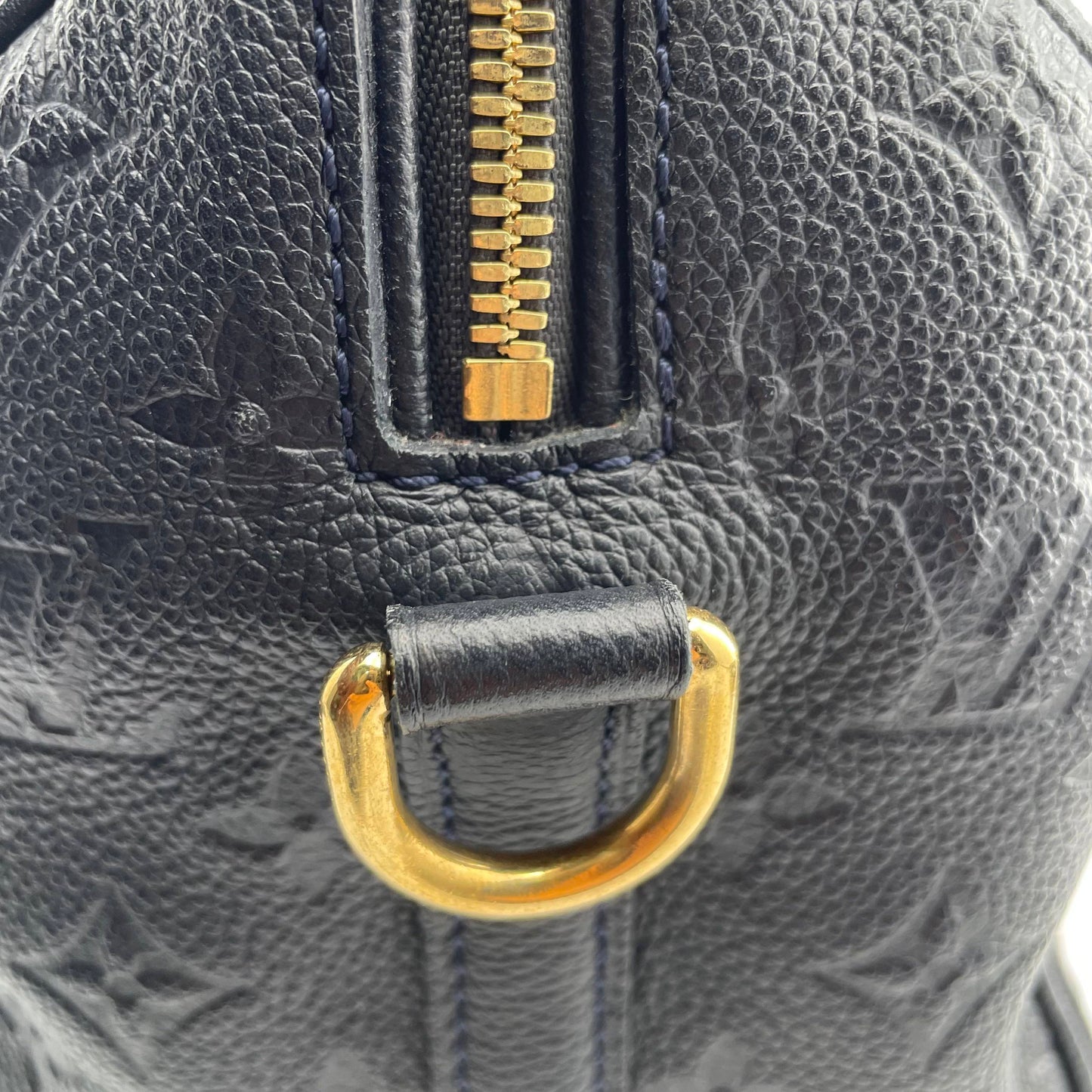 Louis Vuitton - Speedy - Leather - Navy - (small)