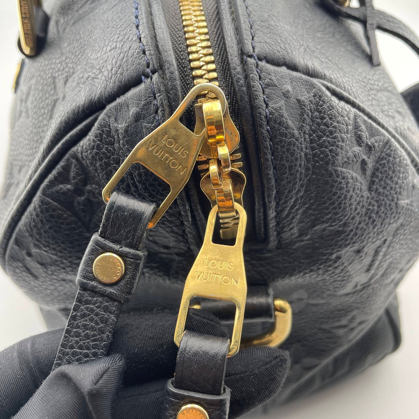 Louis Vuitton - Speedy - Leather - Navy - (small)