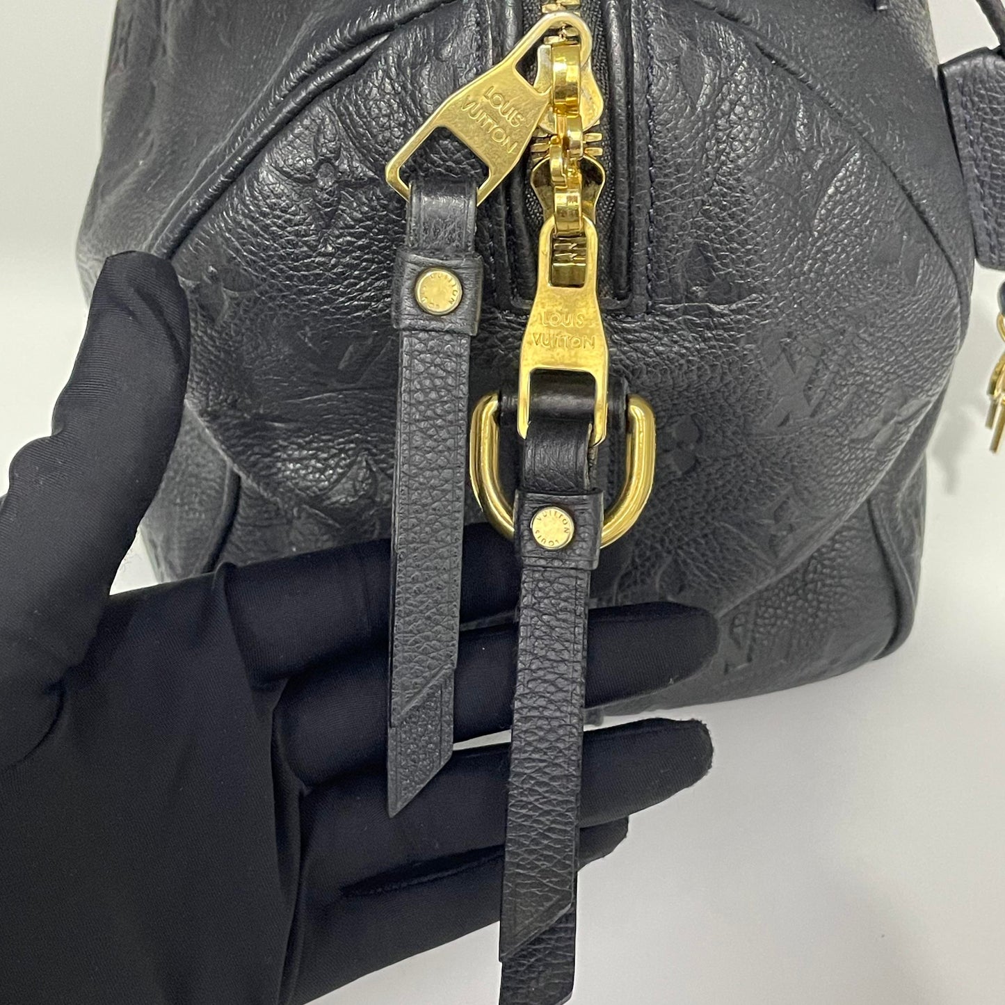Louis Vuitton - Speedy - Leather - Navy - (small)
