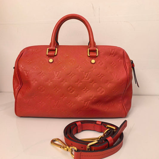 Louis Vuitton - Speedy - Leather - Red - (medium)