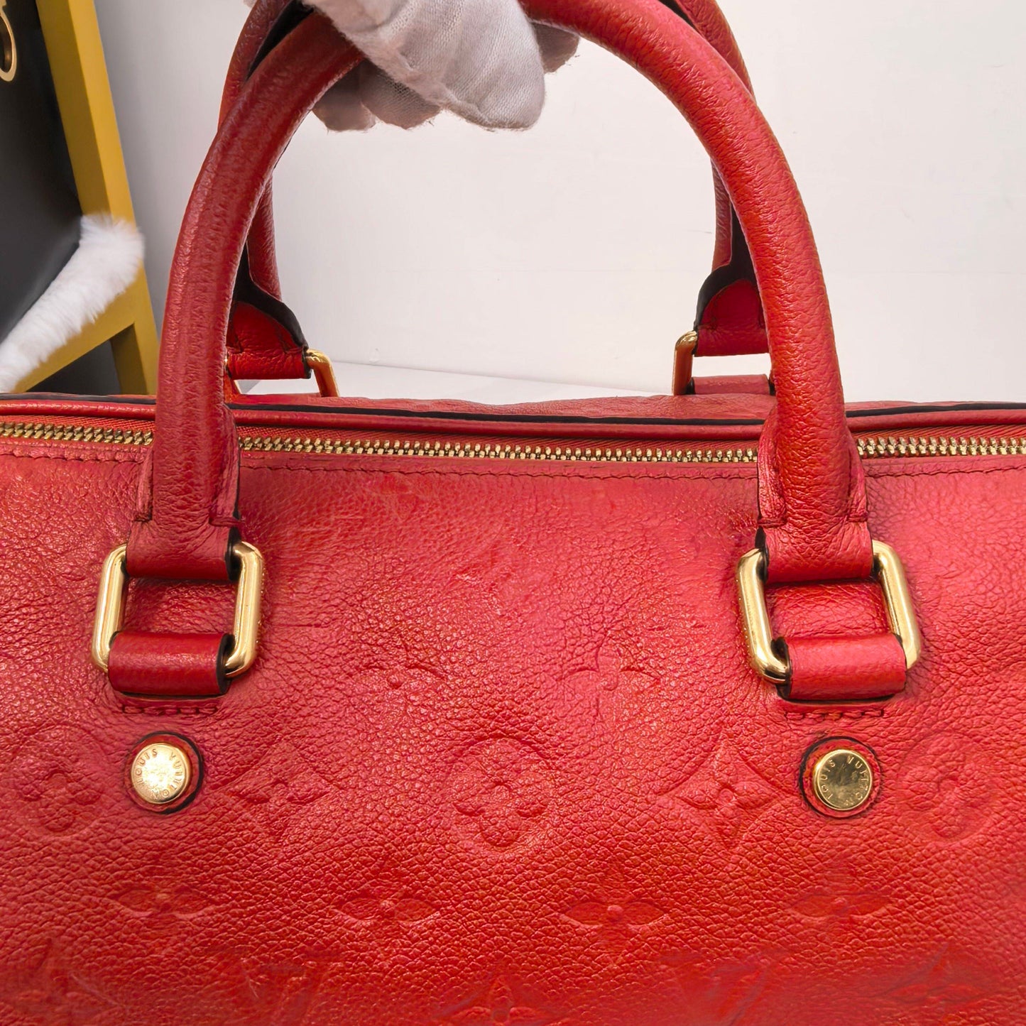 Louis Vuitton - Speedy - Leather - Red - (medium)