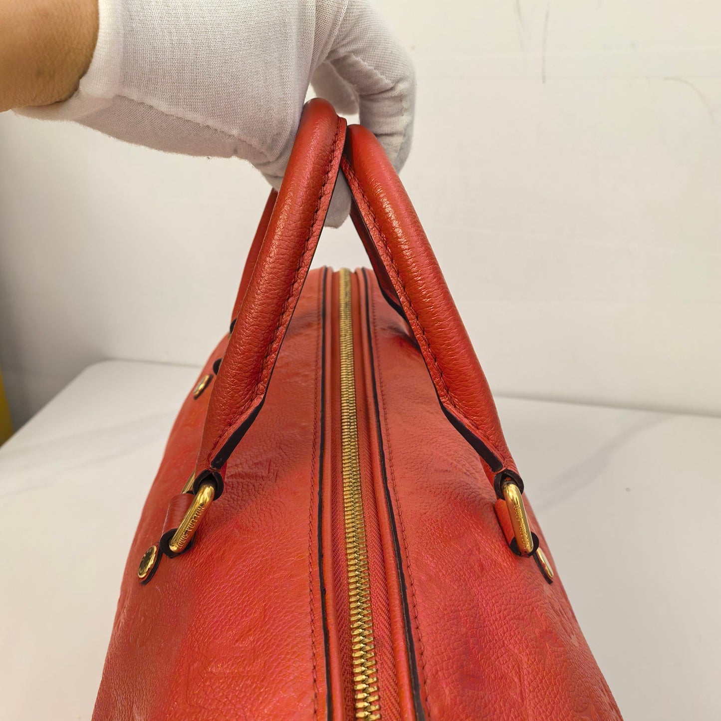 Louis Vuitton - Speedy - Leather - Red - (medium)