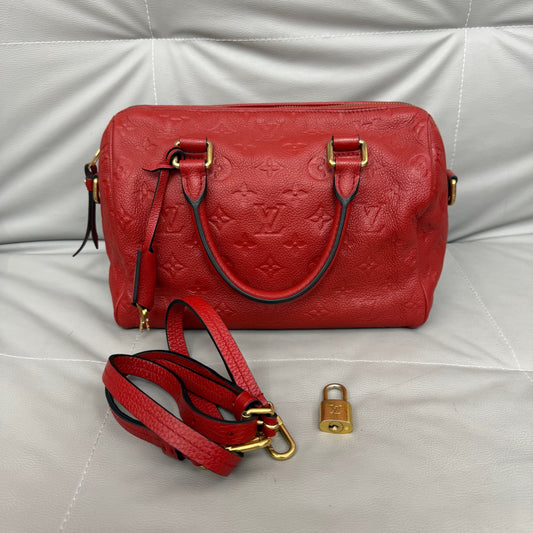 Louis Vuitton - Speedy - Leather - Red - (small)