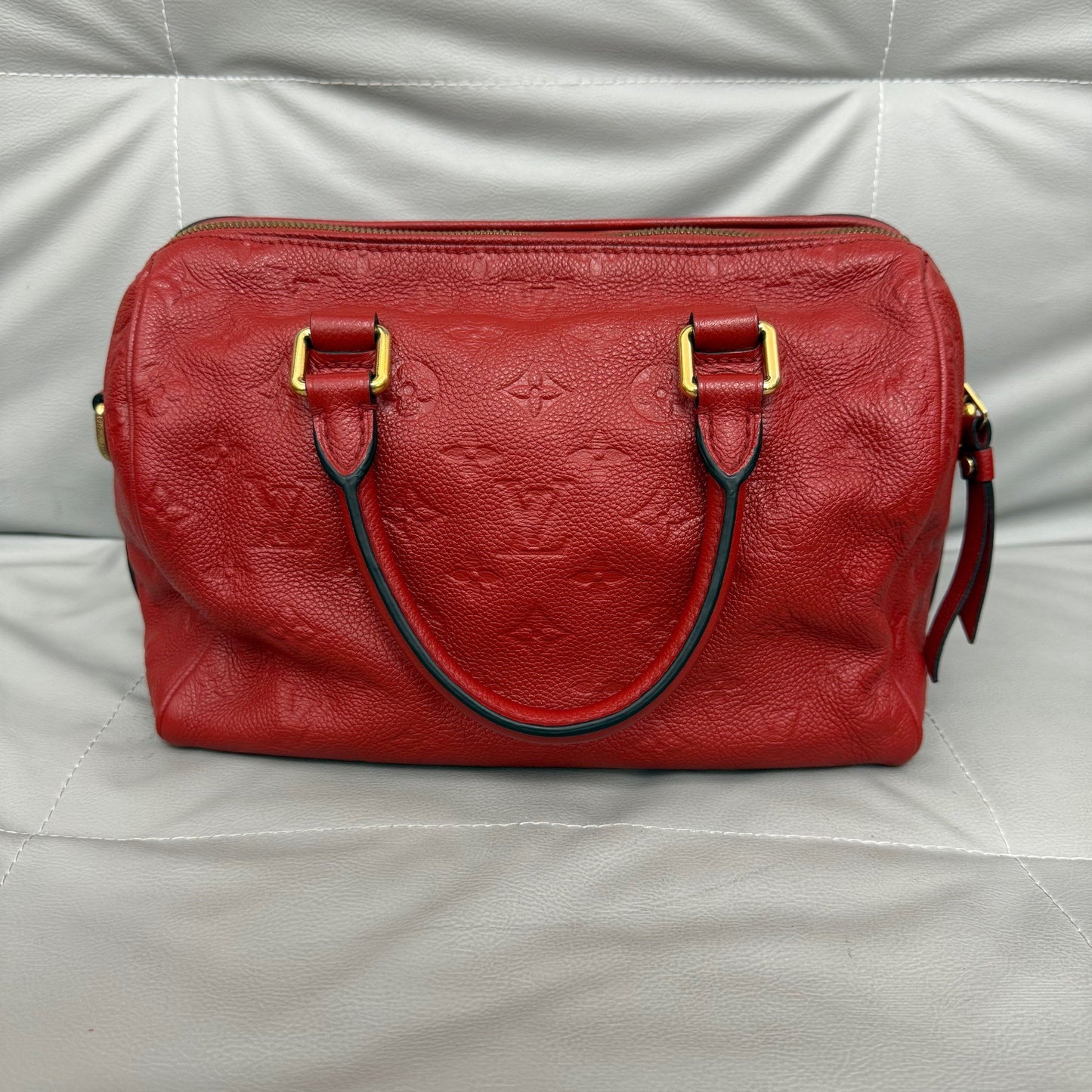 Louis Vuitton - Speedy - Leather - Red - (small)