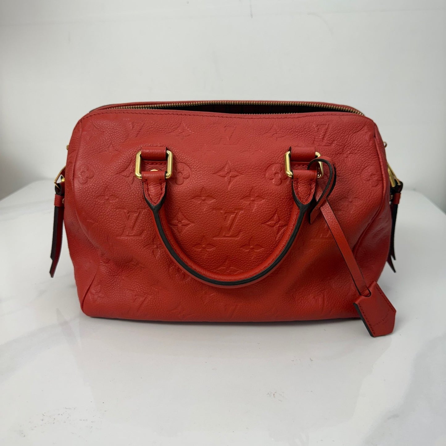 Louis Vuitton - Speedy - Leather - Red - (small)